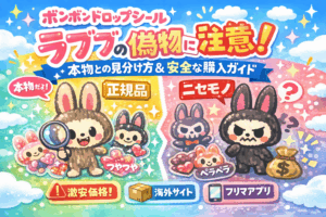 【要注意】ボンボンドロップシール「ラブブ」に偽物が急増中！見分け方と安全な購入方法まとめ